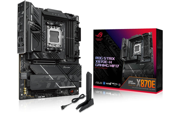 ASUS ROG STRIX X870E-H GAM WIFI7, ATX AM5, 4x DDR5, PCI-E 5.0, WIFI7