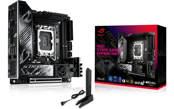 ASUS ROG STRIX Z890-I GAMING WIFI, LGA 1851 Mini-ITX, Intel Z890, 2x DDR5, PCI-E 5.0