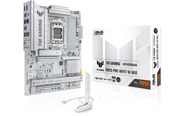 ASUS TUF GAMING B850-PRO WIFI7 W NEO, ATX AM5, AMD B850, 4x DDR5, PCIe 5.0, WiFi 7