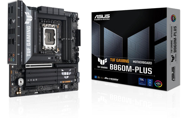 ASUS TUF GAMING B860M-PLUS, mATX LGA1851, 4x DDR5, PCI-E 5.0, HDMI, DP