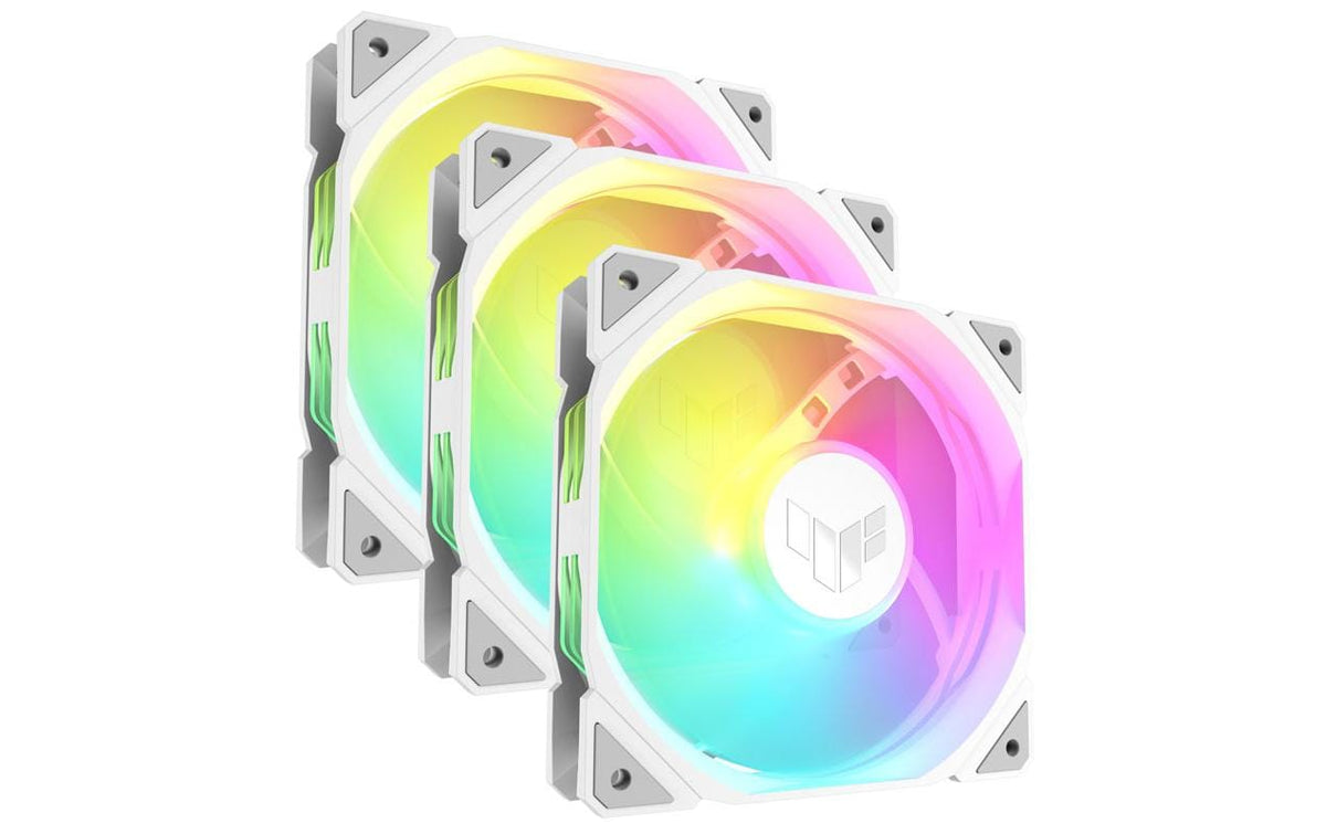ASUS TUF GAMING TR120 FAN ARGB WHT 3IN1 120x120x28mm, PWM, 2000rpm, max. 29 dB