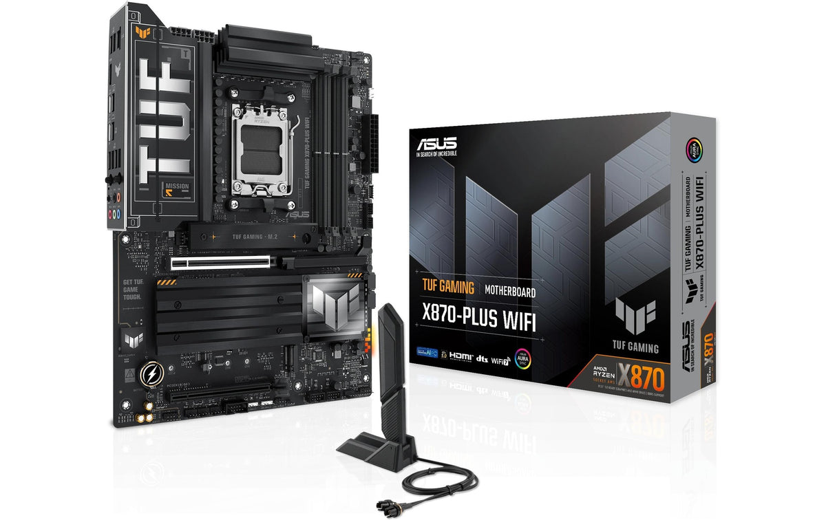 ASUS TUF GAMING X870-PLUS WIFI, ATX, AM5 AMD X870, 4x DDR5, PCI-E 5.0
