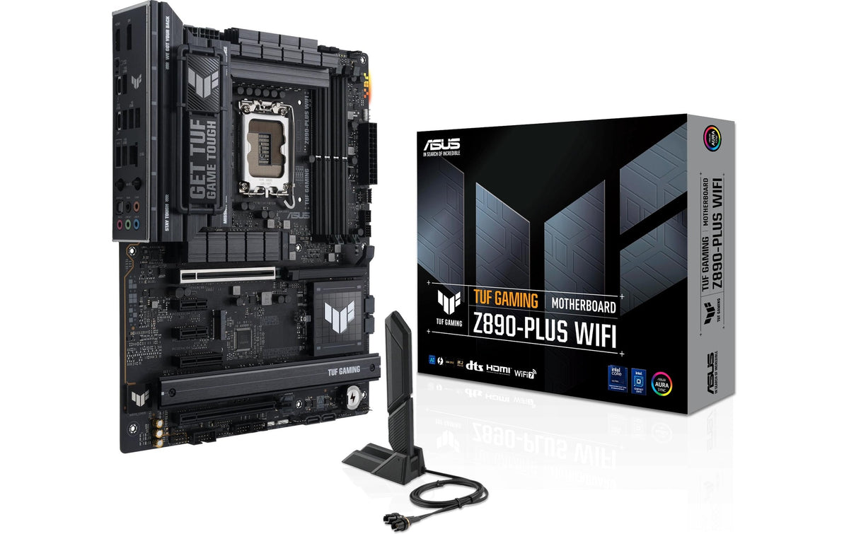 ASUS TUF GAMING Z890-PLUS WIFI, LGA1851 ATX, Intel Z890, 4x DDR5, PCI-E 5.0