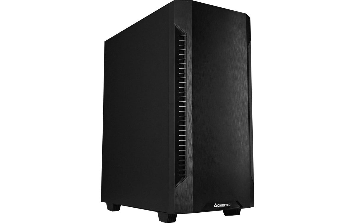Chieftec Midi Tower AS-01B-OP, schwarz o.NT je 2x 2.5/3.5, 2x USB3.2, 1x USB2