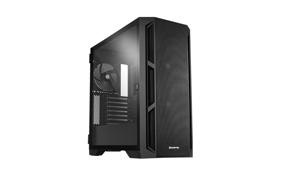 Chieftec Midi Tower GA-01B-M-OP, ohne NT 3x 2.5/2x 3.5, 1x USB-C, 2x USB A