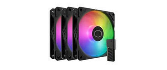 Cooler Master PC-Lüfter SickleFlow Edge 120 ARGB 3-pack Weiss