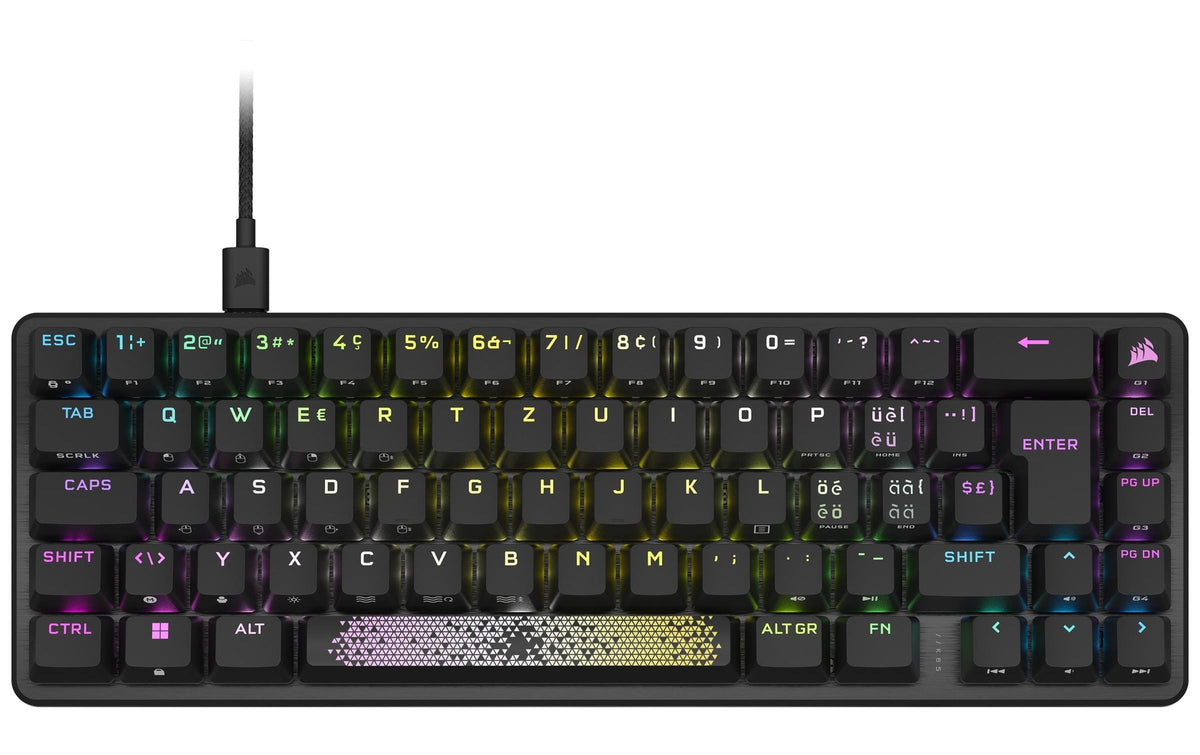 Corsair K65 RGB PRO MINI, OPX USB-A, mechanisch, RGB Backlighting