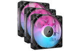 Corsair PC-Lüfter iCUE LINK RX120 RGB Schwarz, 3er Starter-Kit