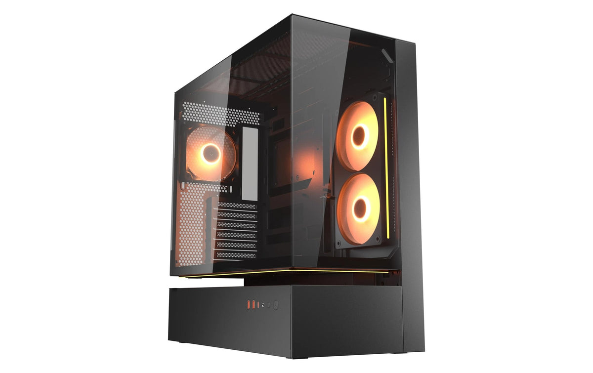 Cougar Case CFV235 ARGB Midi-Tower, Glas, Schwarz
