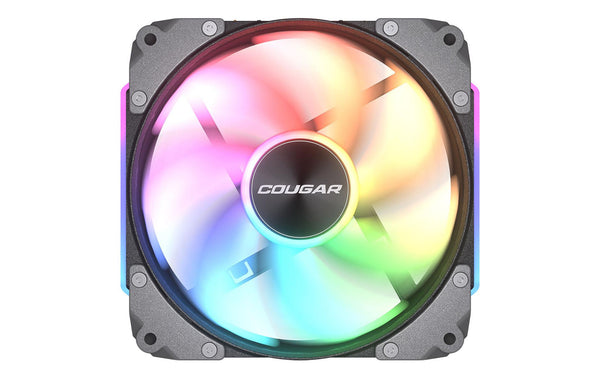 Cougar PC-Lüfter Apolar 120 ARGB Schwarz. 3er Pack