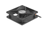 Delock Gehäuselüfter 92x92x25mm, 12V Axiallüfter, schwarz, 12V DC