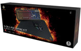 Deltaco 3 in 1 Gaming Kit RGB GAM-113V2 CH CH, Tastatur, Maus und Mauspad