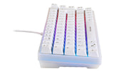Deltaco GAM-158-W RGB, White CH-Layout