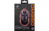 Deltaco Gaming Mouse GAM-187 Black, DM360, 12400 DPI
