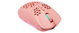 Deltaco Lightweight Gaming Mouse GAM120P, Wireless, Pink, PM80, RGB