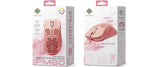 Deltaco Lightweight Gaming Mouse GAM120P, Wireless, Pink, PM80, RGB