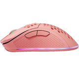 Deltaco Lightweight Gaming Mouse GAM120P, Wireless, Pink, PM80, RGB