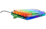Deltaco TKL Gaming Keyboard mech RGB, trans CH-Layout, mechanisch, RGB, Transparent