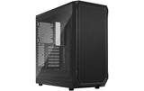 Fractal Design Boîtier d’ordinateur Focus 2 TG Clear Tint Noir