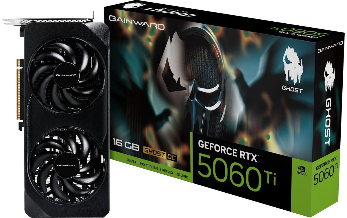 Gainward Carte graphique GeForce RTX 5060 Ti Ghost OC, 16GB GDDR7