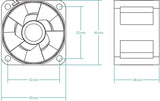Gehäuselüfter Arctic Cooling S4028-15K 40x28mm, 15000 RPM