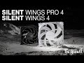 Gehäuselüfter BQ! Sil. Wings 4 14CM PWM 120x120x25mm, 12V, 36.9dBA