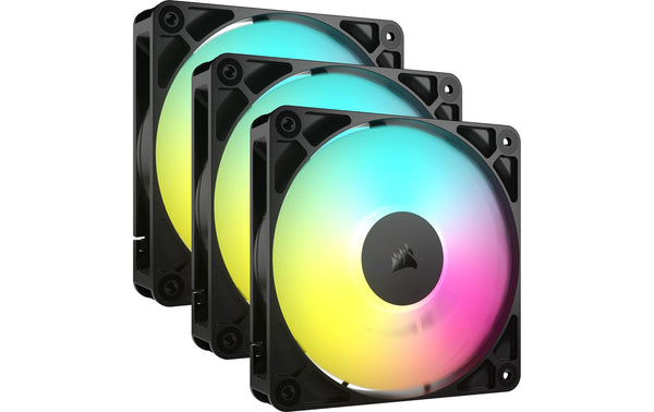 Gehäuselüfter Corsair R5 ARGB 120 Schwarz 3 120x120x25mm, PWM, 2100rpm, 10-36 dBA