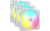Gehäuselüfter Corsair R5 ARGB 120 Weiss 3 120x120x25mm, PWM, 2100rpm, 10-36 dBA