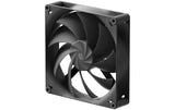 Gehäuselüfter Havn 180mm 180x180x25mm, PWM, Schwarz