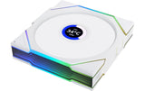 Gehäuselüfter Lian Li 12RTLLCD1W3W 120x120x25mm, LCD, PWM, RGB, wireless, Wei