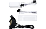 Gehäuselüfter Lian Li 12RTLLCD1W3W 120x120x25mm, LCD, PWM, RGB, wireless, Wei