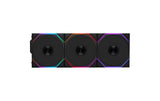 Gehäuselüfter Lian Li 12TL1W3B 120x120x25mm, PWM, RGB, wireless, Schwarz