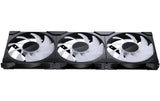 Gehäuselüfter M25 D-RGB 140 3er 140x140x25mm, 3er. Schwarz