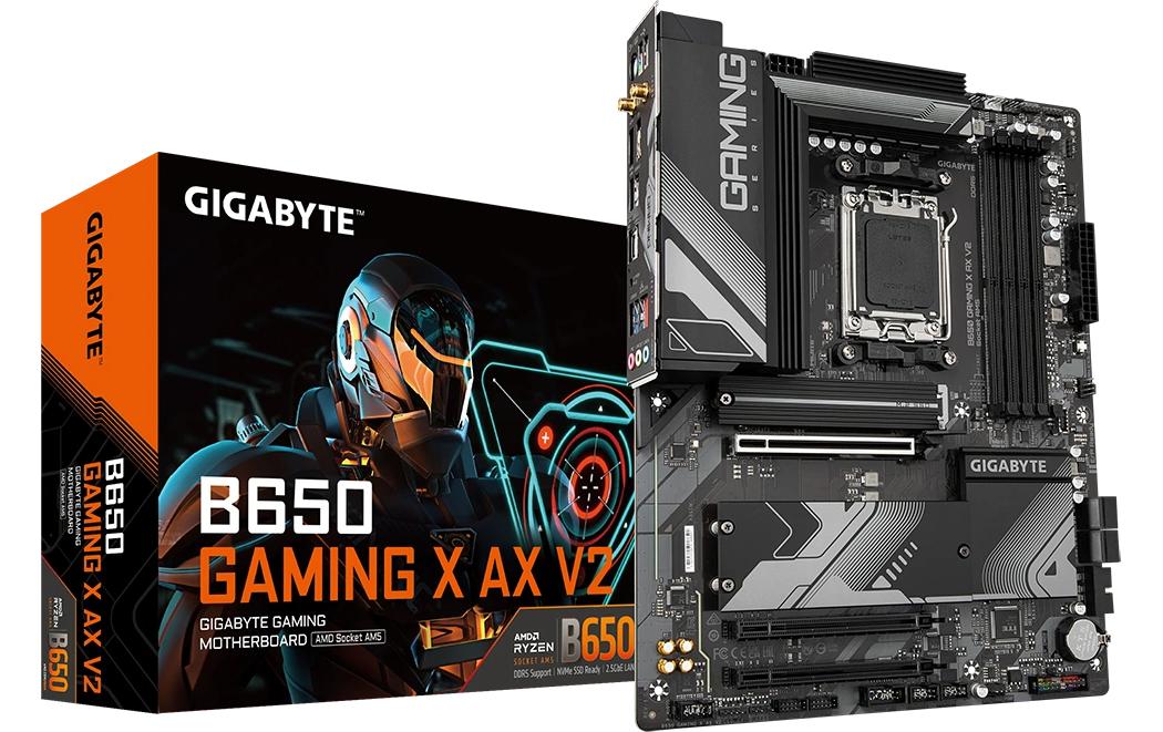 Gigabyte B650 Gaming X AX V2, ATX, AM5 AMD B650, 4x DDR5, PCI-E 5.0