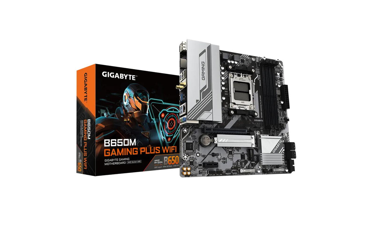 Gigabyte B650M GAMING PLUS WF, µATX AM5, AMD B650, 4x DDR5, PCIe 4.0, WIFI6E