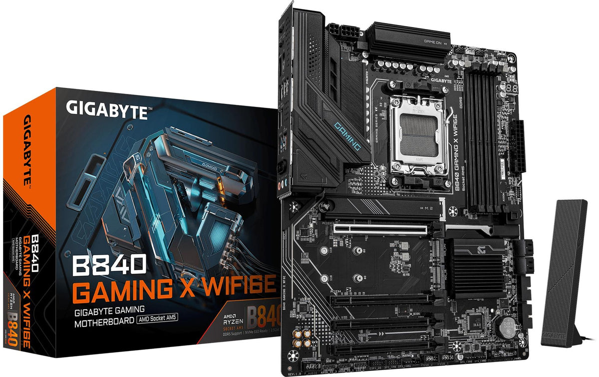 Gigabyte B840 GAMING X WIFI6E, ATX AM5, AMD B840, 4x DDR5, PCIe 4.0, WIFI6E