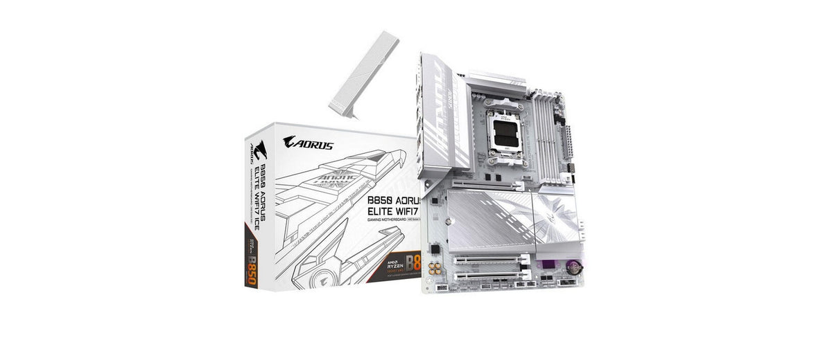 Gigabyte B850 AORUS ELITE WIFI7 ICE, ATX AM5, AMD B850, 4x DDR5, WIFI 7