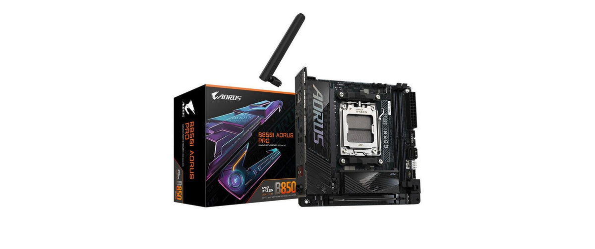 Gigabyte B850I AORUS PRO, mini-ATX AM5, AMD B850, 2x DDR5, WIFI 7