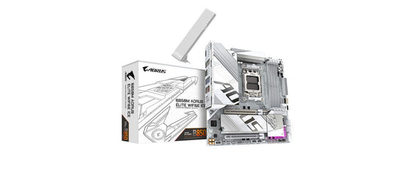 Gigabyte B850M AORUS ELITE WF6E ICE, uATX AM5, AMD B850, 4x DDR5, WIFI6E