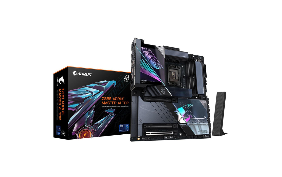 Gigabyte Z890 AORUS MASTER AI TOP, EATX LGA1851, Intel Z890, 4x DDR5, WIFI 7