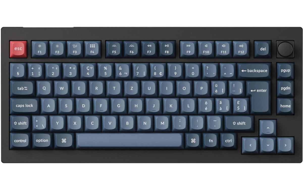Keychron V1 Max Black Red Switch, CH CH QWERTZ, ISO