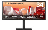 LG 34BA85QE-B 34, 3440x1440 IPS, KVM Switch, USB C, Webcam, RJ45, HDMI