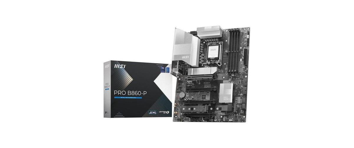 MSI PRO B860-P, LGA1851, ATX Intel B860, 4x DDR5, PCIe 5.0, HDMI, DP