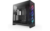 NZXT H9 Flow 2025 RGB Schwarz – SwissHardware Suisse