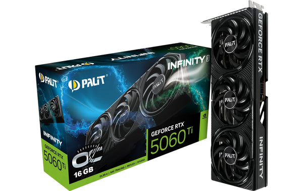 Palit Carte graphique GeForce RTX 5060 Ti Infinity 3 OC 16 GB