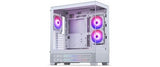 Phanteks XT View Matrix Midi Tower, E-ATX, Matrix LED, Weiss