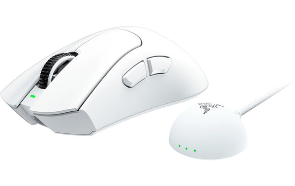 Razer Deathadder V4 Pro - white USB, 45000dpi, 150h Einsatzzeit
