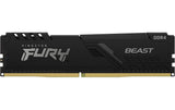 FURY Beast DDR4 32GB 3200MT/s Black 1x 32GB, CL16, 1.2V, 288Pin