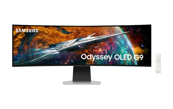 Samsung Curved 49, Odyssey OLED, Dual QHD 5120x1140, 32:9, 240Hz, Smart, Speaker, IOT