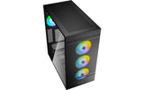 Sharkoon C50 BLACK RGB ATX, 2x U3, 1x Type-C, 4x 120 ARGB PWM